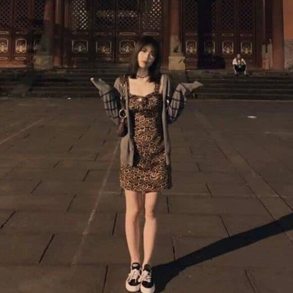 Zara Leopard Print Bustier Corset Ruched Straps Mini Dress Size Medium - Picture 3 of 8